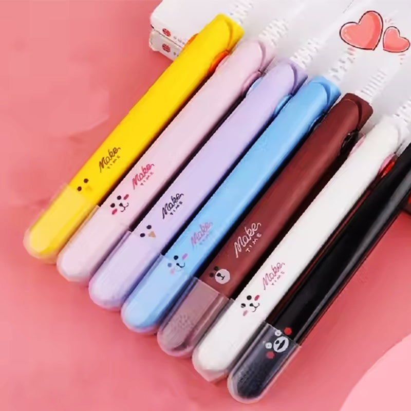 Mini Hair Straightener Ceramic Curling Bar Straight Roll 2 in 1 Splint Perm Mini Cartoon Portable Curling Iron