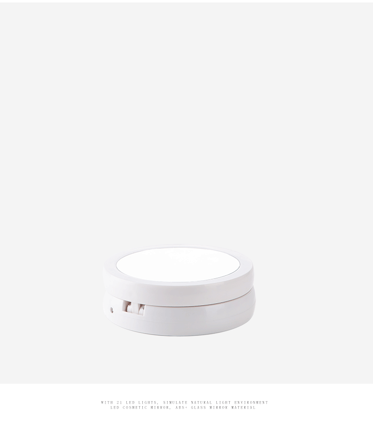 Foldable USB Charging or Battery Led Mirror Makeup White Vanity Cosmetic with Light 10X Magnifying Table