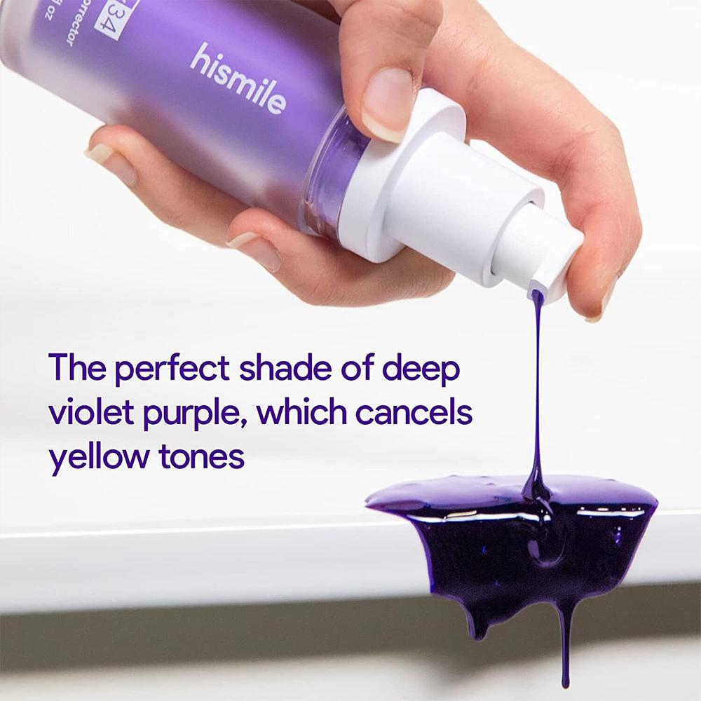 Hismile v34 Colour Corrector Serum Purple Teeth Whitening