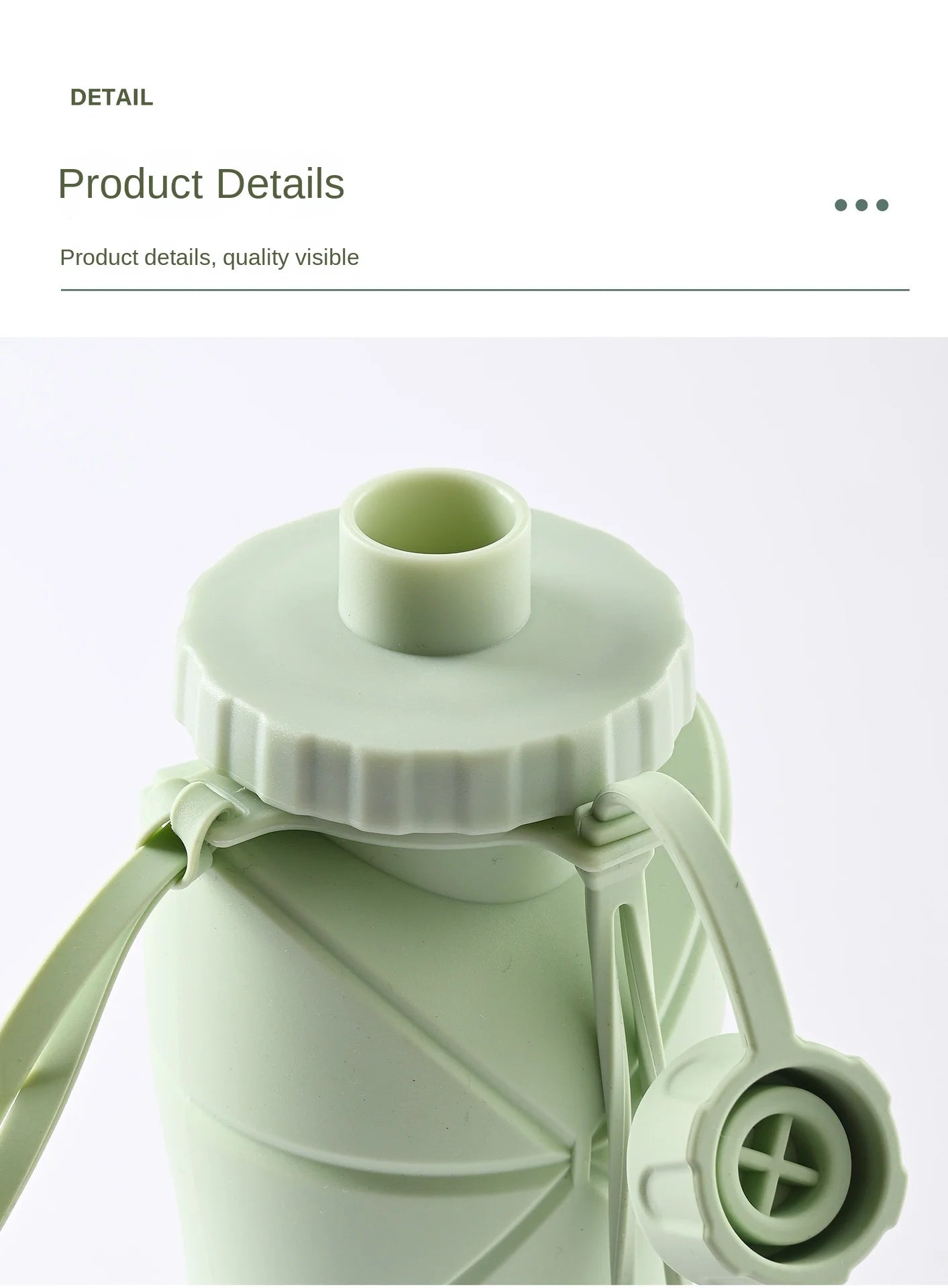 Silicone Folding Water Cup Portable Cycling Water Cup Bicycle Water Bottle