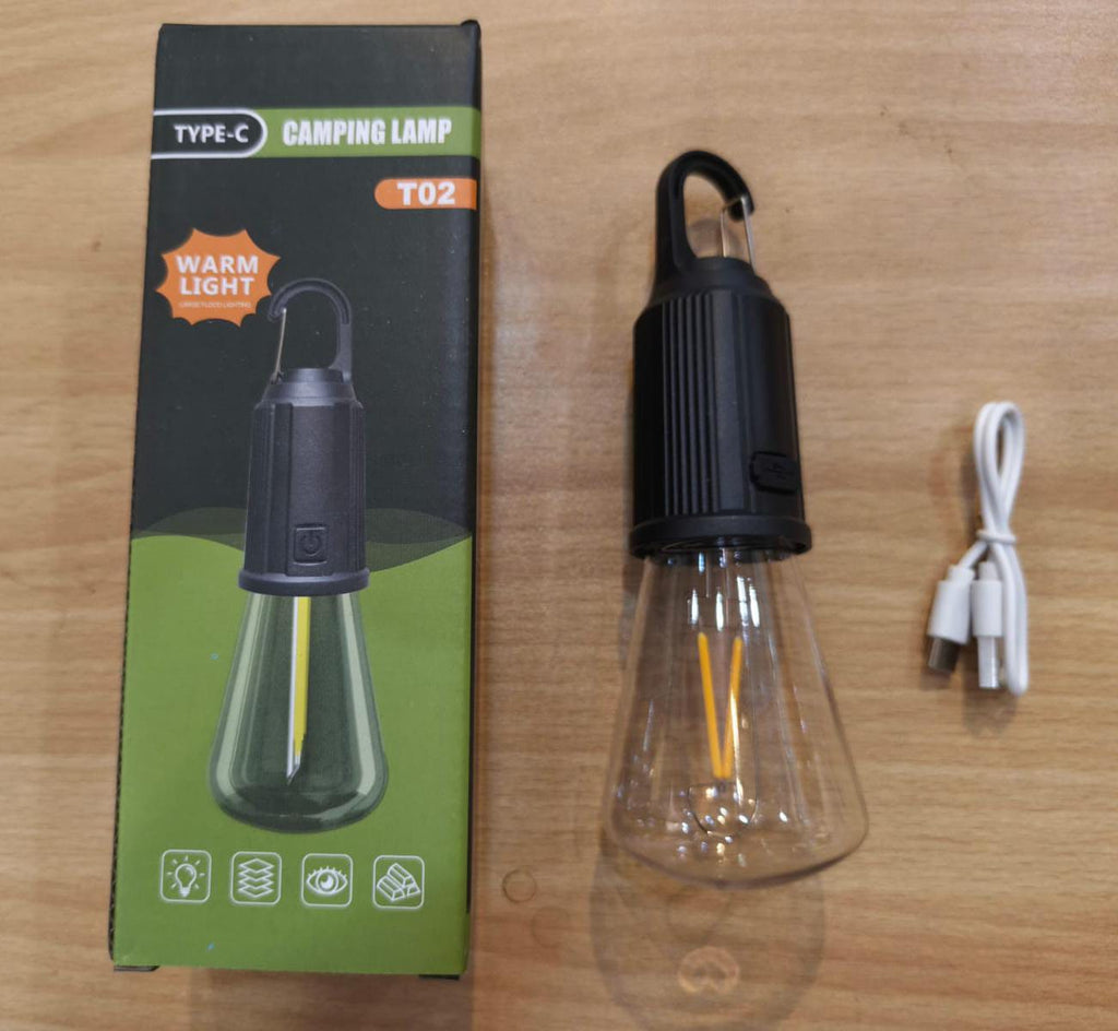 Rechargeable Camping Hanging Bulb  Type C charging 